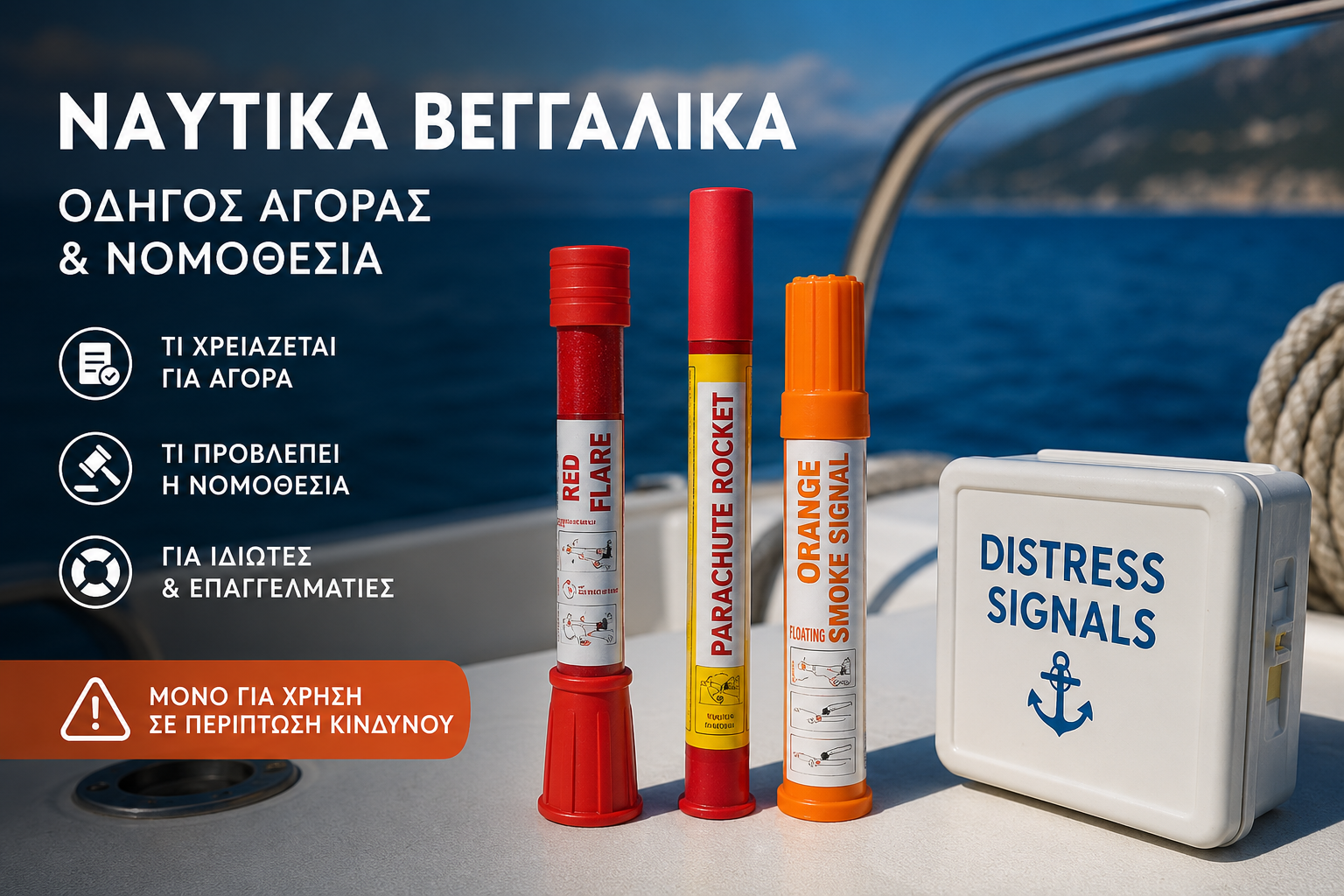 Ναυτικά Βεγγαλικά: Άδεια Αγοράς & Νομοθεσία | Compomare