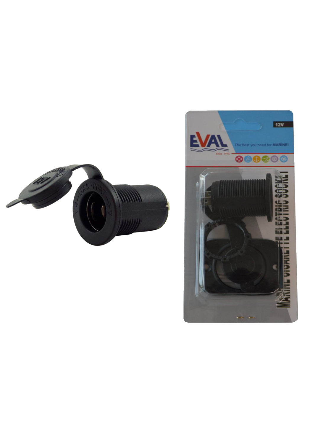 Παροχή ρεύματος "Θηλυκή με βάση σήριξης 12V