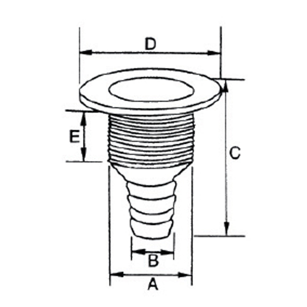 Υδρορροή ανεπίστροφη για σωλήνα 33mm - Compomare.gr
