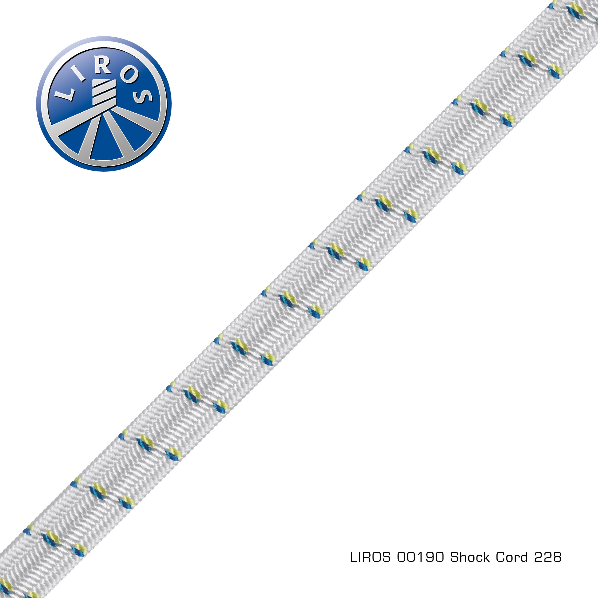 Ελαστικό σχοινί (λαστιχόσχοινο) χρώματος λευκό.