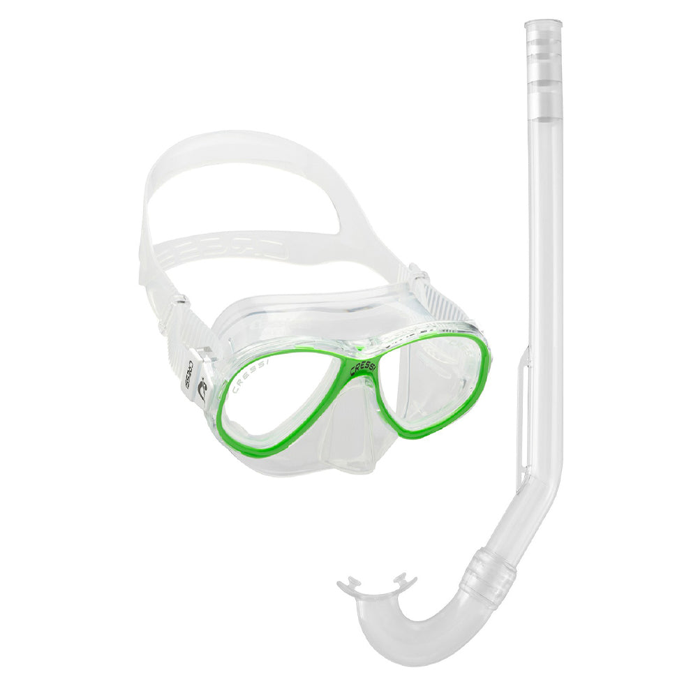 Σετ μάσκα Perla mare  green + mini gringo