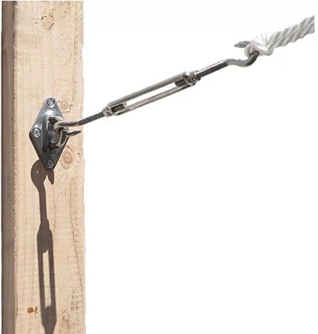 Εντατήρας με άκρα γάντζο - γάντζο, inox AISI 316