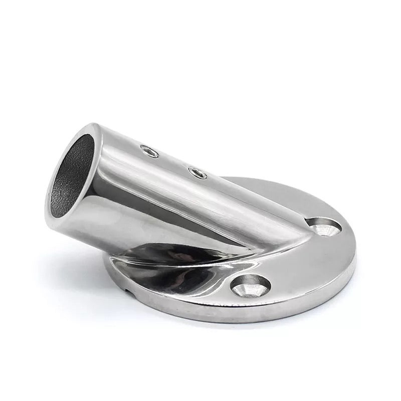 Βάση χυτή στρογγυλή 30° inox 316