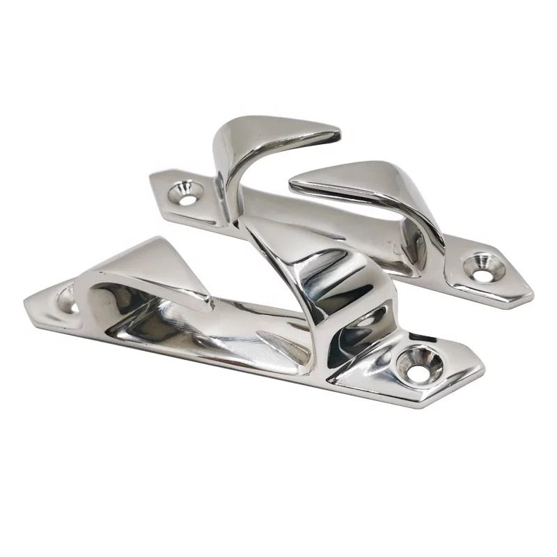 Γλυστρα χυτή με μύτη  AISI 316 (ζευγος)