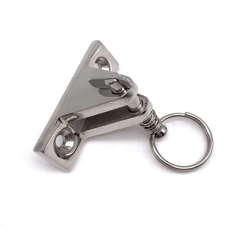 Βάση με Πύρο ελατηρίου Γρήγορης  απασφάλισης,inox 316 - Compomare.gr