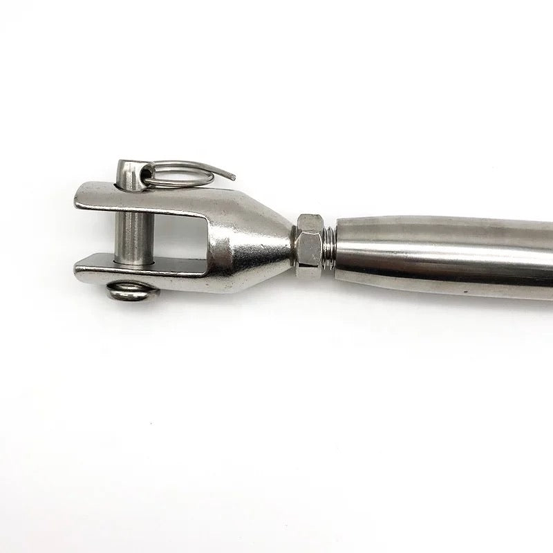 Εντατηρας κολλητος με ακρα πυρο-πυρο, inox AISI 316