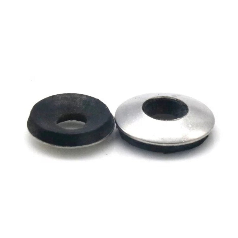 Ροδέλα inox με λάστιχο