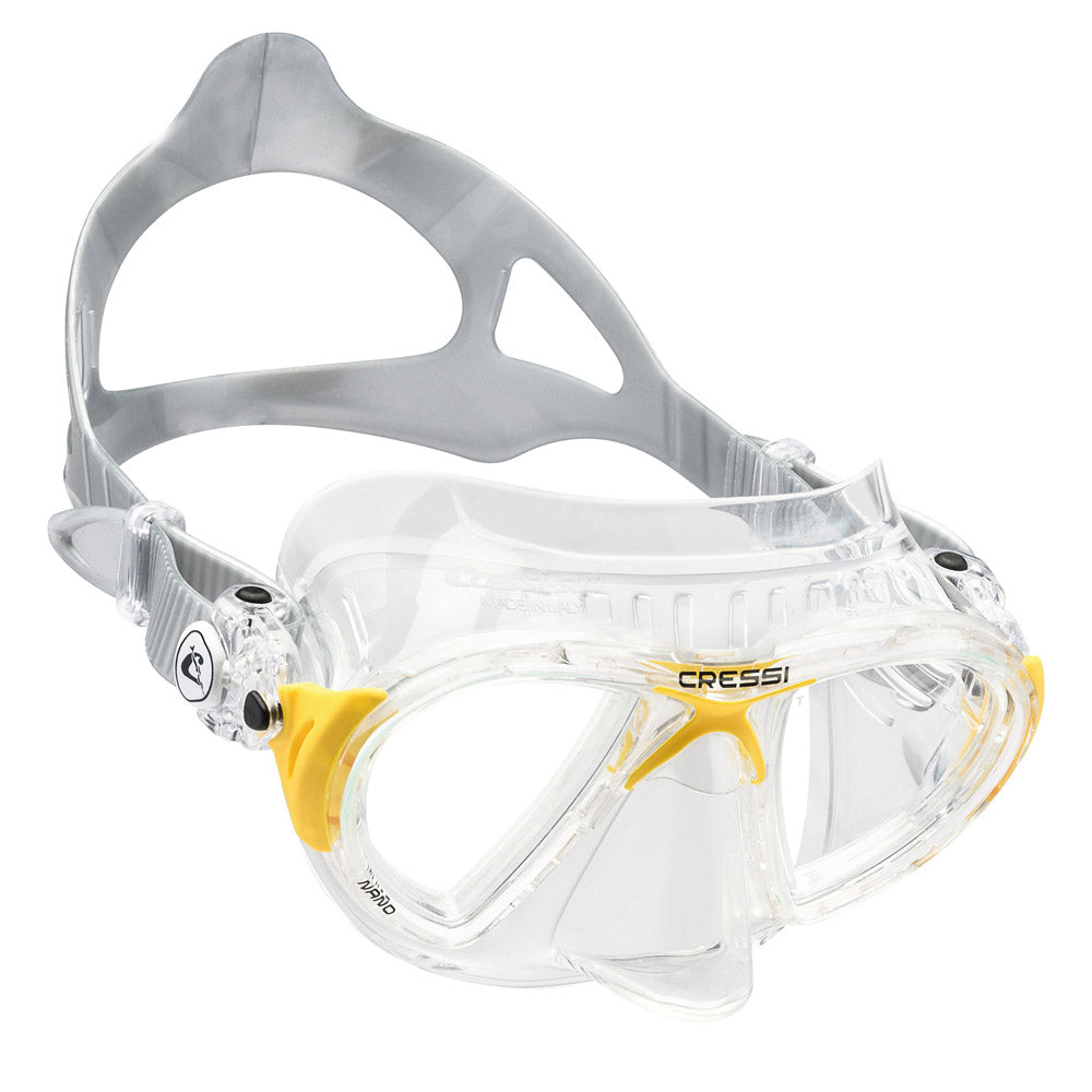 dive mask nano crystal yellow from cressi-sub